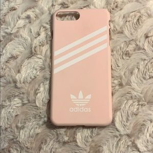 Pink iPhone 8+ adidas case